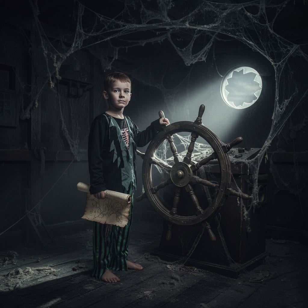 Kids Girls Boys Zombie Pirate Halloween Costume Fancy Dress Scary School Parties