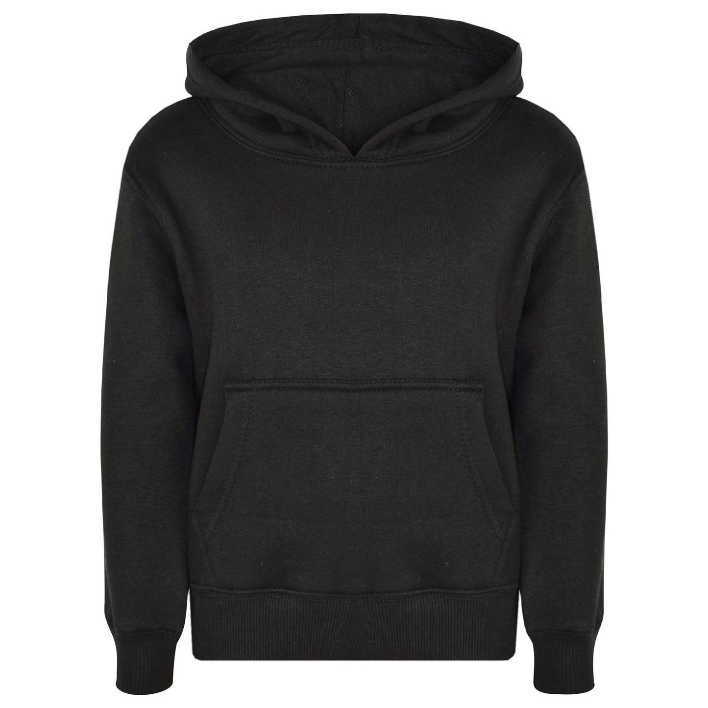 A2Z 4 Kids Girls Boys Unisex Plain Tracksuit Black Hooded Sweat Hoodie & Bottom Jogging Suit Joggers Age 5 6 7 8 9 10 11 12 13 Years