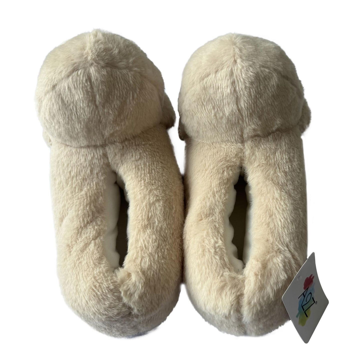 A2Z Womens Plush Slippers 3D Animal Sloth Warm and Soft Indoor House Shoes Beige