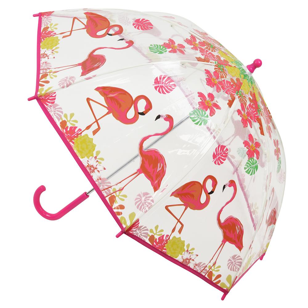 A2Z Kids POE Clear Dome Umbrella Wind and Rain Resistant Outdoor Travel Brolly