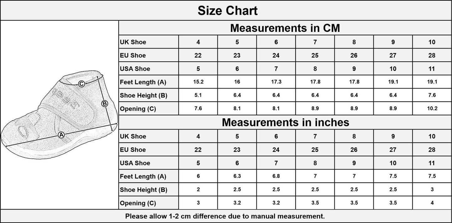 A2Z 4 Kids Toddler Easy Close Boots Slippers Anti Slip Soft Plush Novelty Shoes