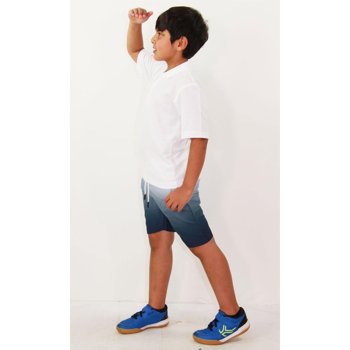 Kids Boys Gradient Colour Shorts Two Tone Fade New Summer Fashion Age 5-13 Years