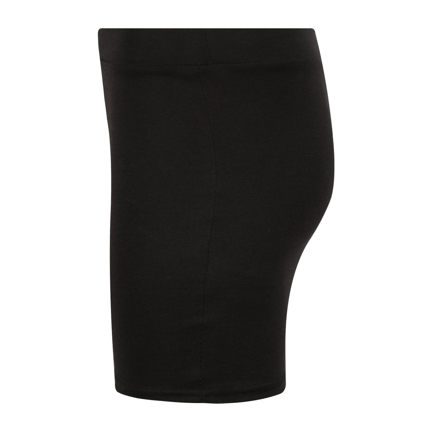 Kids Girls Black Mini School Skirt Stretch Waist Uniform Thigh Length Skirt