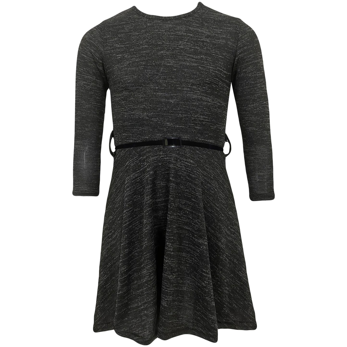 Kids Girls Skater Dress Summer Party Dance Long Sleeves Dresses Age 3-13 Years