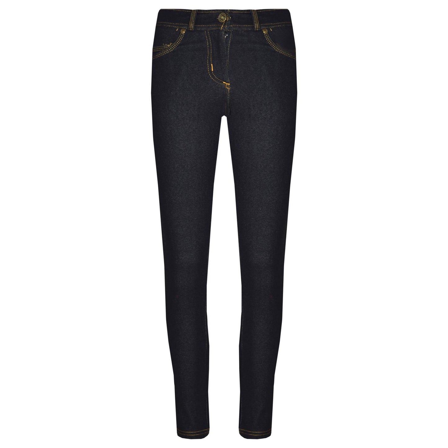 Kids Skinny Jeans Girls Stretchy Jeggings Fit Pants Coloured Trousers 5-13 Years