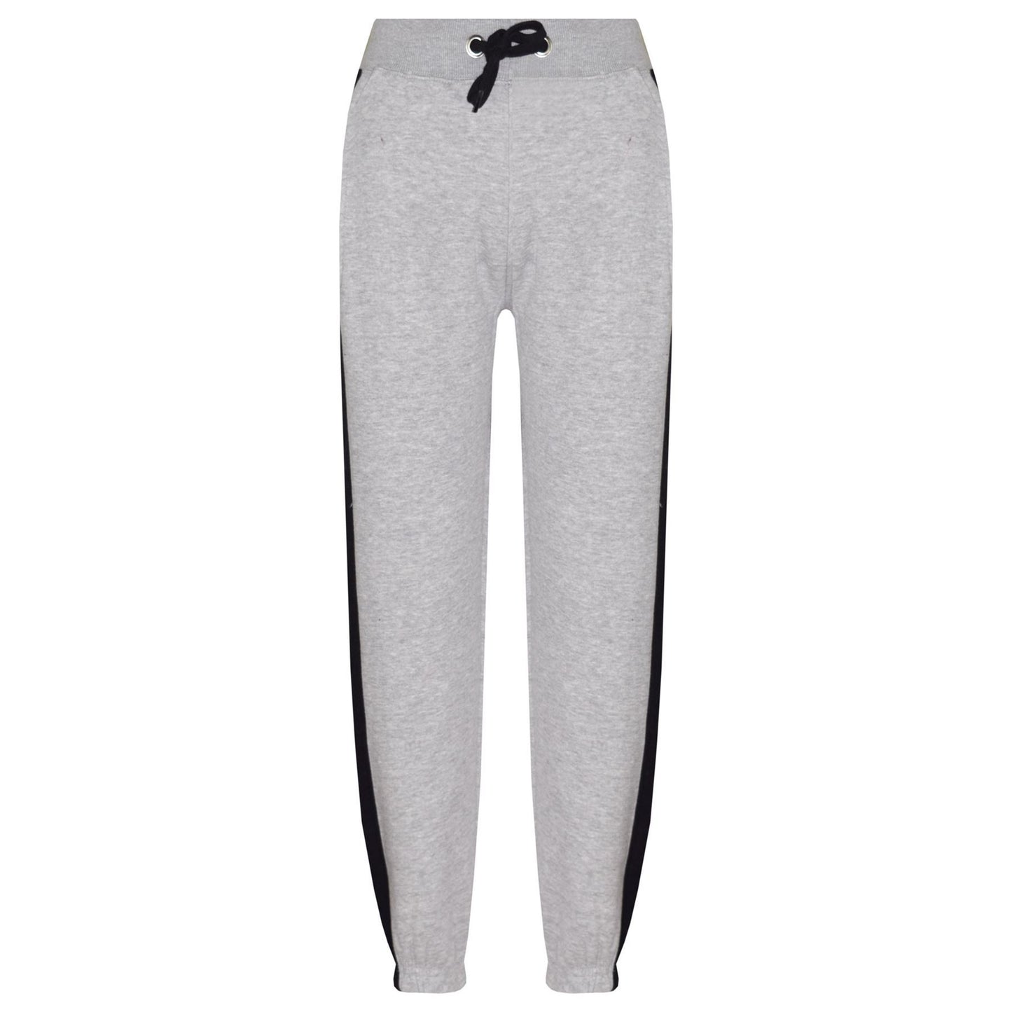 Kids Boys Girls Joggers Contrast Panel Jogging Pants  Casual Trousers 5-13 Years