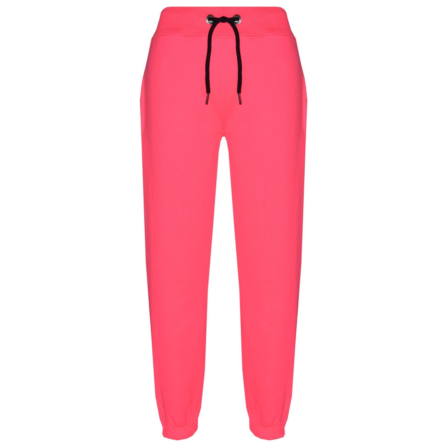 A2Z 4 Kids Plain Tracksuit Neon Pink And Black Contrast Fleece Hoodie with Joggers Jogging Sweatpants Pants Sports Activewear Outfit Set Childrens Girls New Age 5-13 Years