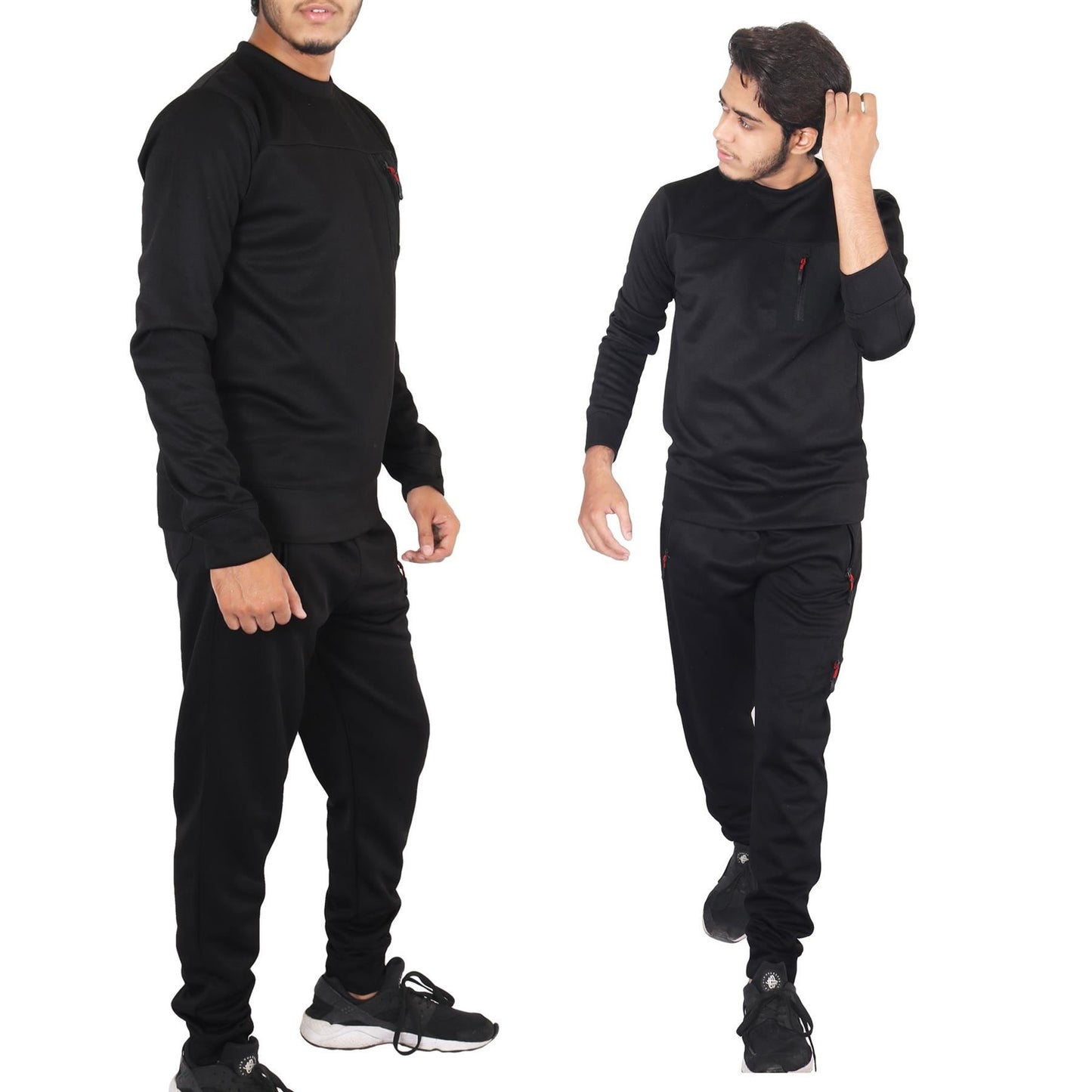 Mens Plain Tracksuit Sweatpants Casual Gents Gym Exercise Adults Fashion Outfit