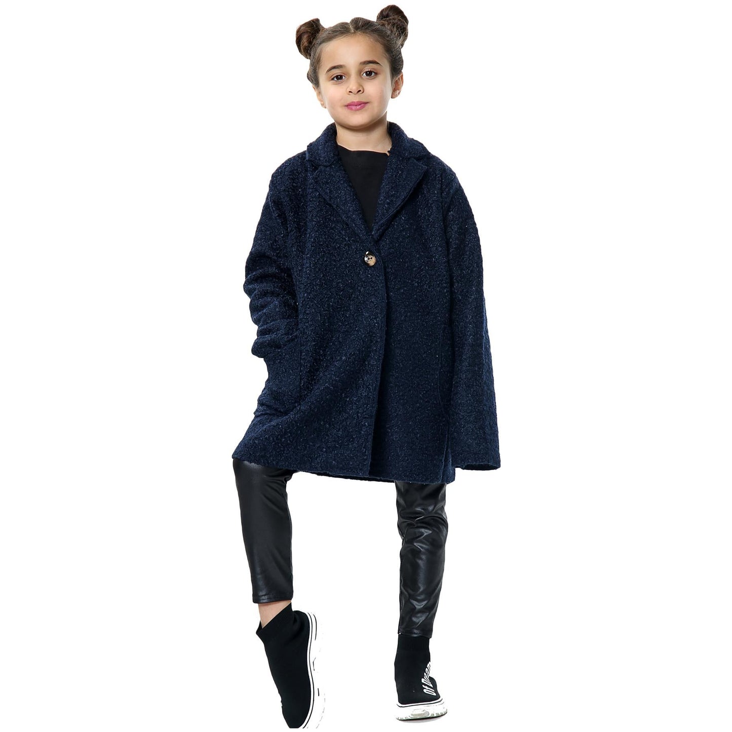 Kids Sherpa Coat Fleece Jacket Wool Girls Designer Teddy Jacket Age 5-13 yrs
