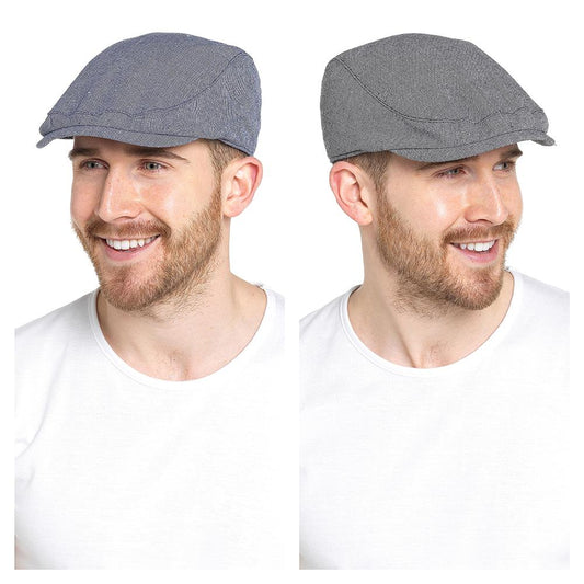 A2Z Mens Cap Beret Tweed Flat Cap for Golf Shooting Ivy Irish Newsboy Hat Caps