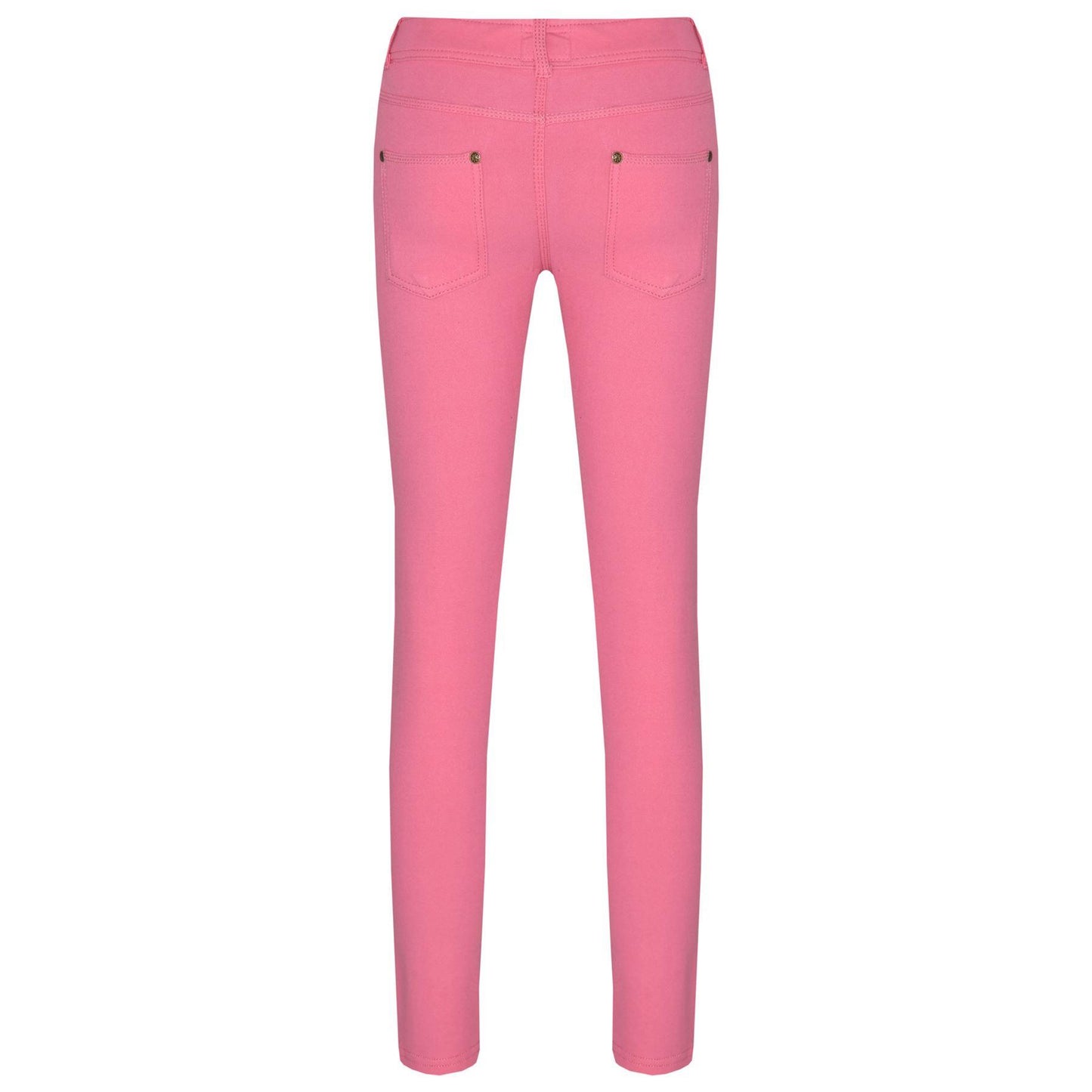 Kids Skinny Jeans Girls Stretchy Jeggings Fit Pants Coloured Trousers 5-13 Years