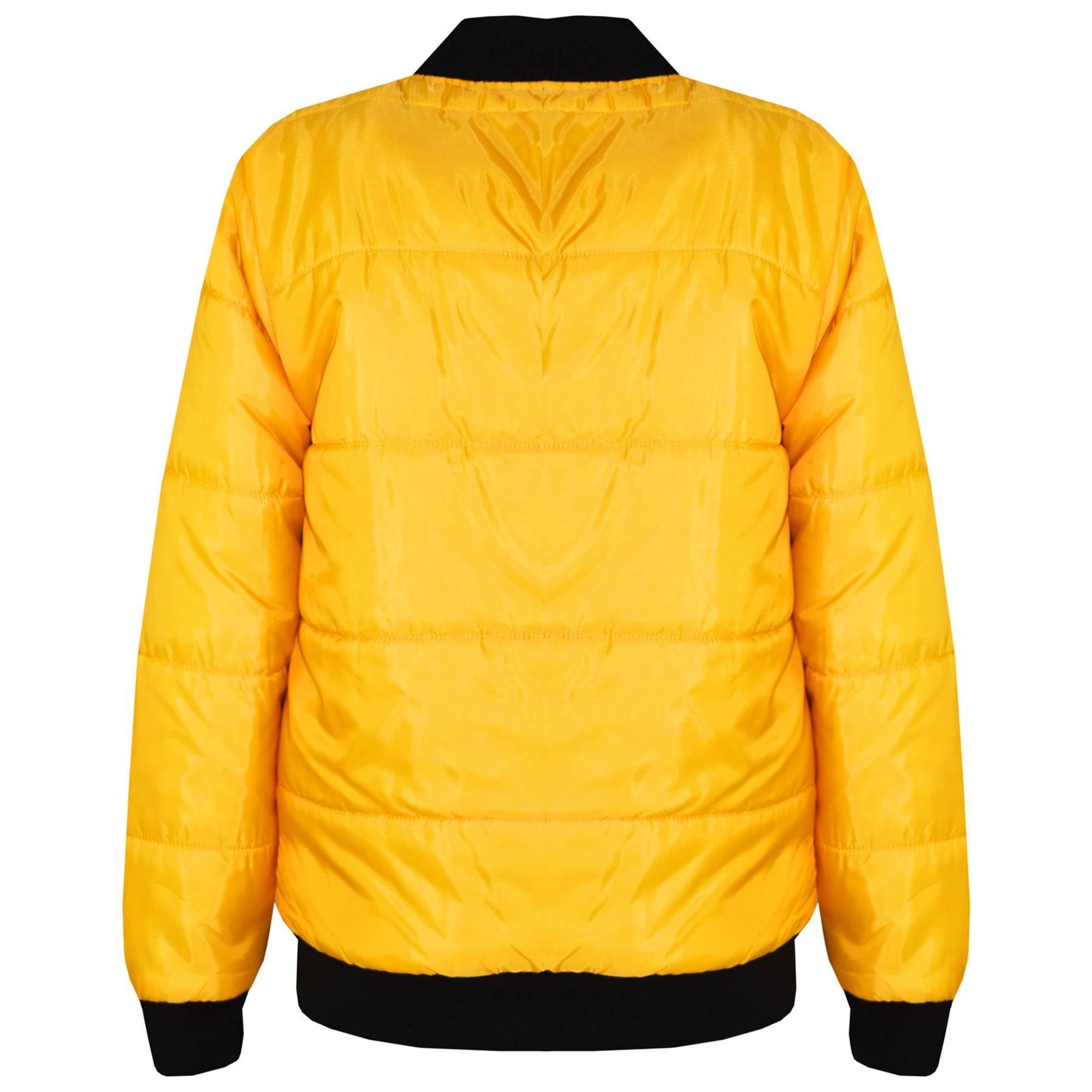Kids Bomber Jacket Lightweight Puffer Coat School Fashion For Girls Boys 5-13 Yr