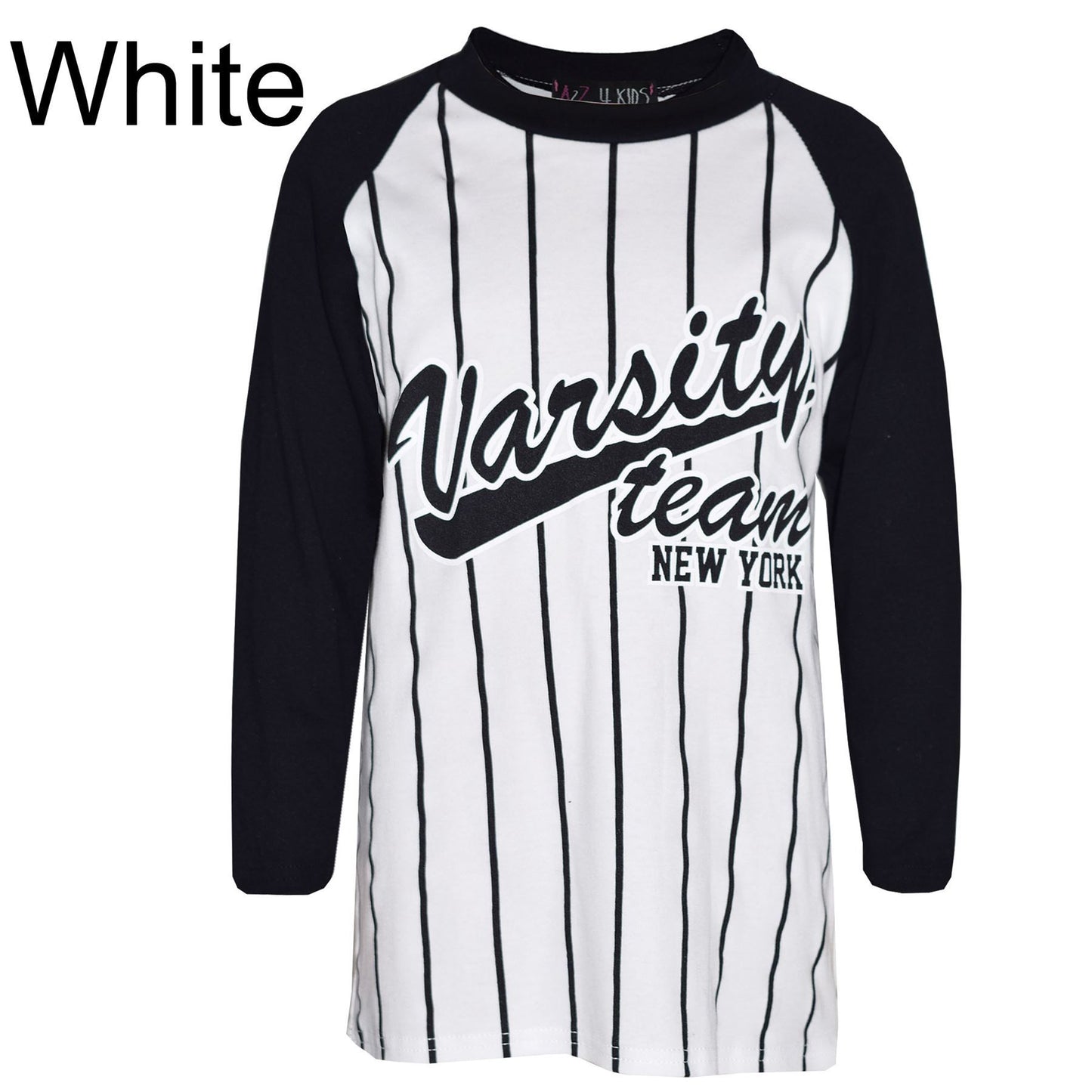 Boys Top Kids Designer's Varsity Team New York Print T Shirt Tops Age 7-13 Years