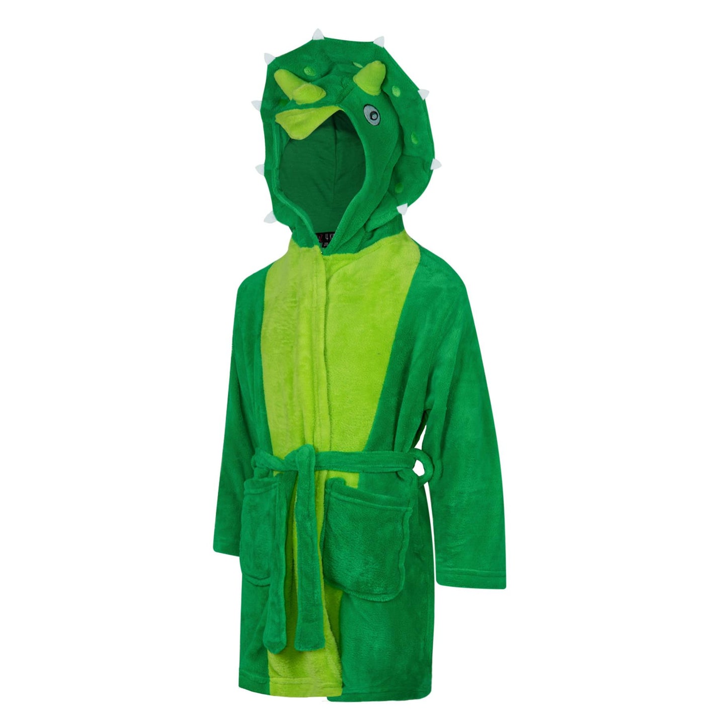 Kids Bathrobe Animal Face Nightgown Kids Dinosaur hooded Towelling Dressing Gown