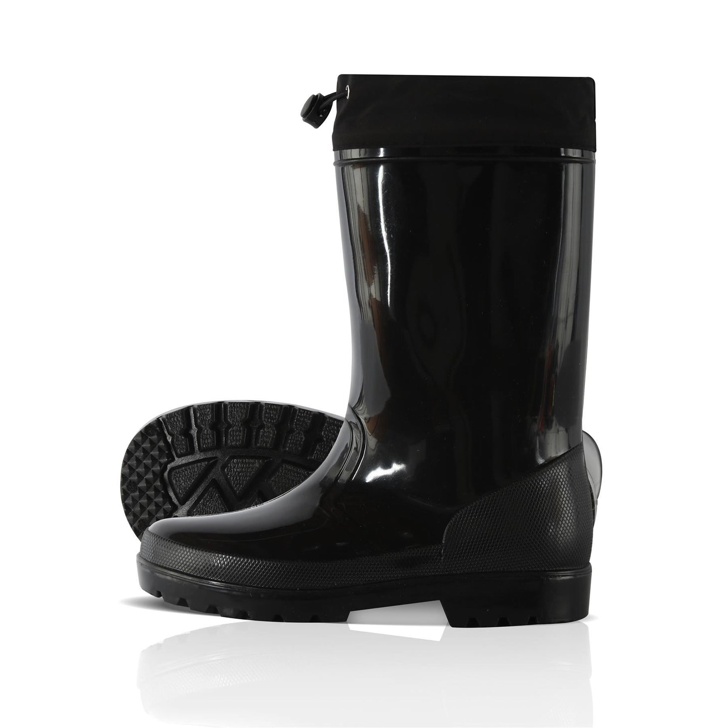 Kids Girls Boys Wellies Wellington Twin Tread Rainboot Non Slip Waterproof Shoes