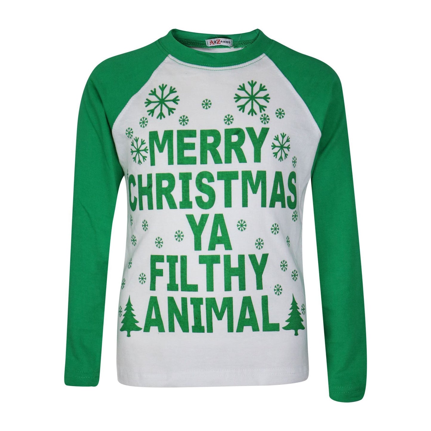 Kids Girls Boys PJ'S "YA FILTHY" Printed Christmas Pyjamas New Age 5-13 Years