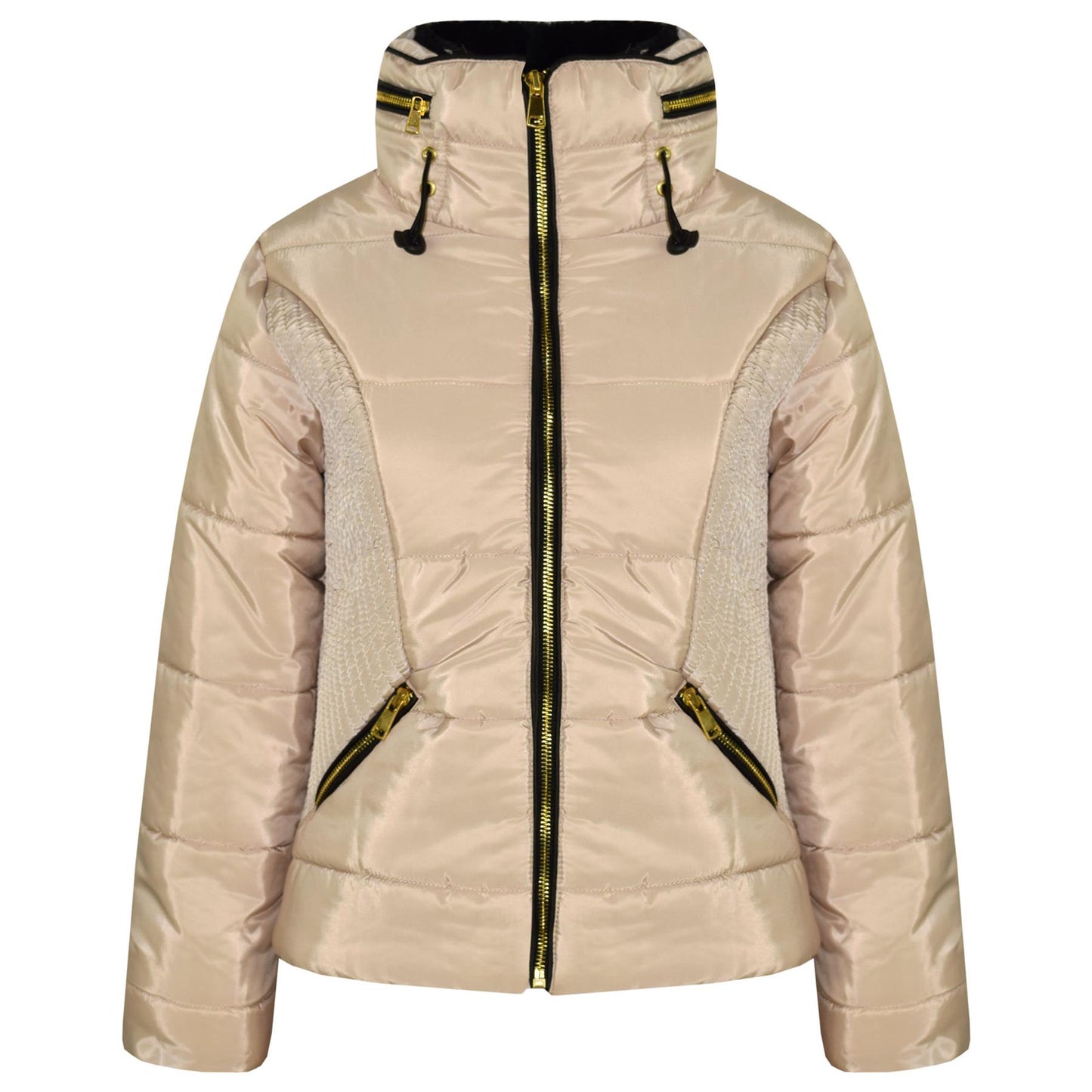 A2Z 4 Kids Girls Jacket Padded Puffer Jackets Faux Fur Collar Thick Coat 3-13