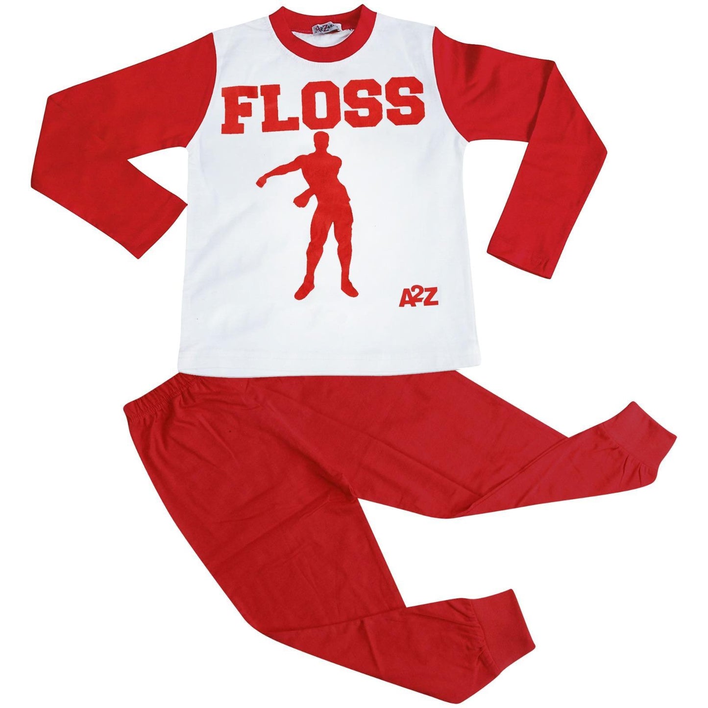 Kids Boys Girls Pyjamas Trendy Floss A2Z Print Xmas Loungewear Pjs Outfit Sets
