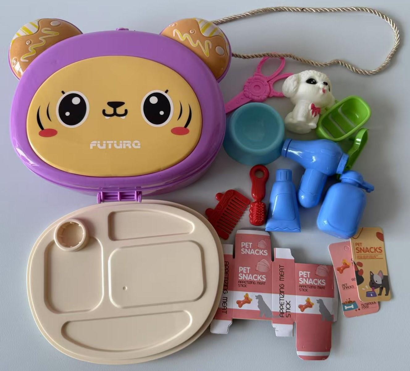 A2Z 4 Kids 18PCS Cute Pet Groomer Playset with Puppy Toy for Children Roleplay