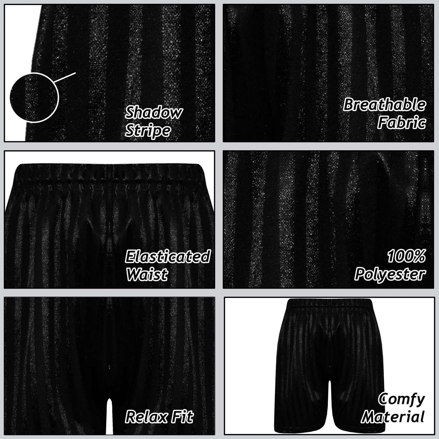 A2Z 4 Kids Shadow Stripe PE Shorts Pack of 2 Football Gym Shorts Age 2-13 Years