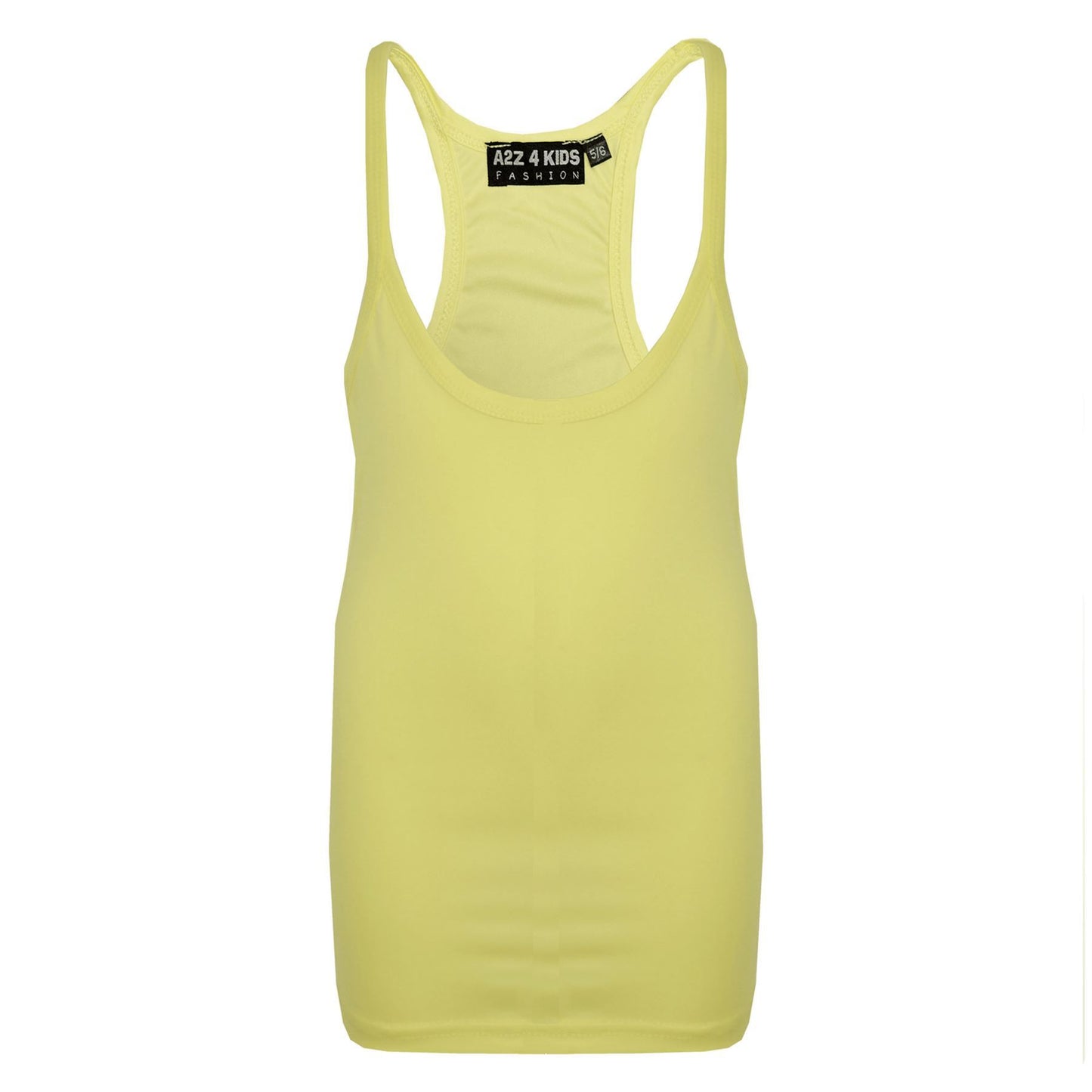 Kids Girls Childrens Vest Top Tank Top Fitted Age 5-6, 7-8, 9-10, 11-12,13 Years