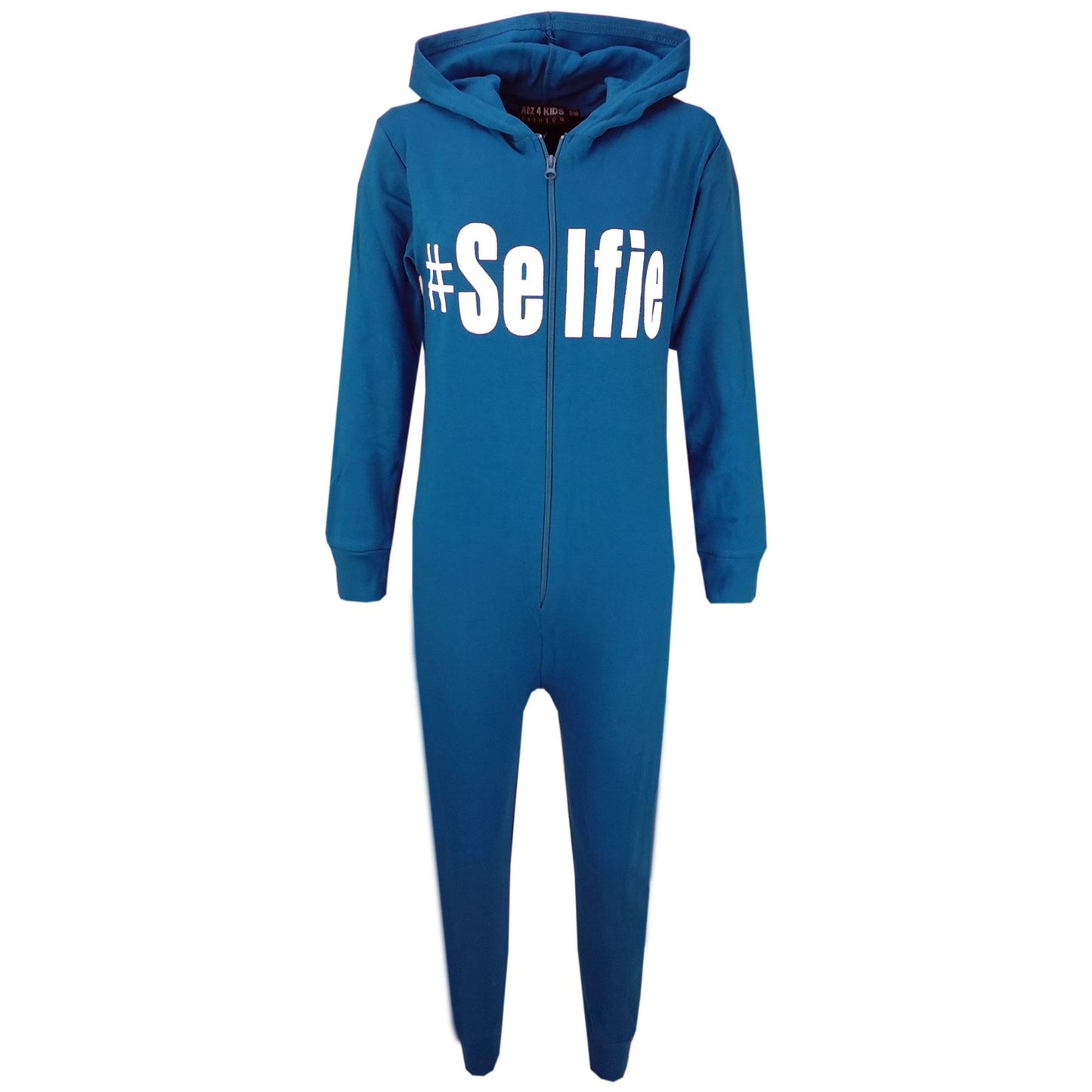 Kids Girls Boys #Selfie A2Z Onesie One Piece Summer Jumpsuit PJ's Age 7-13 Year
