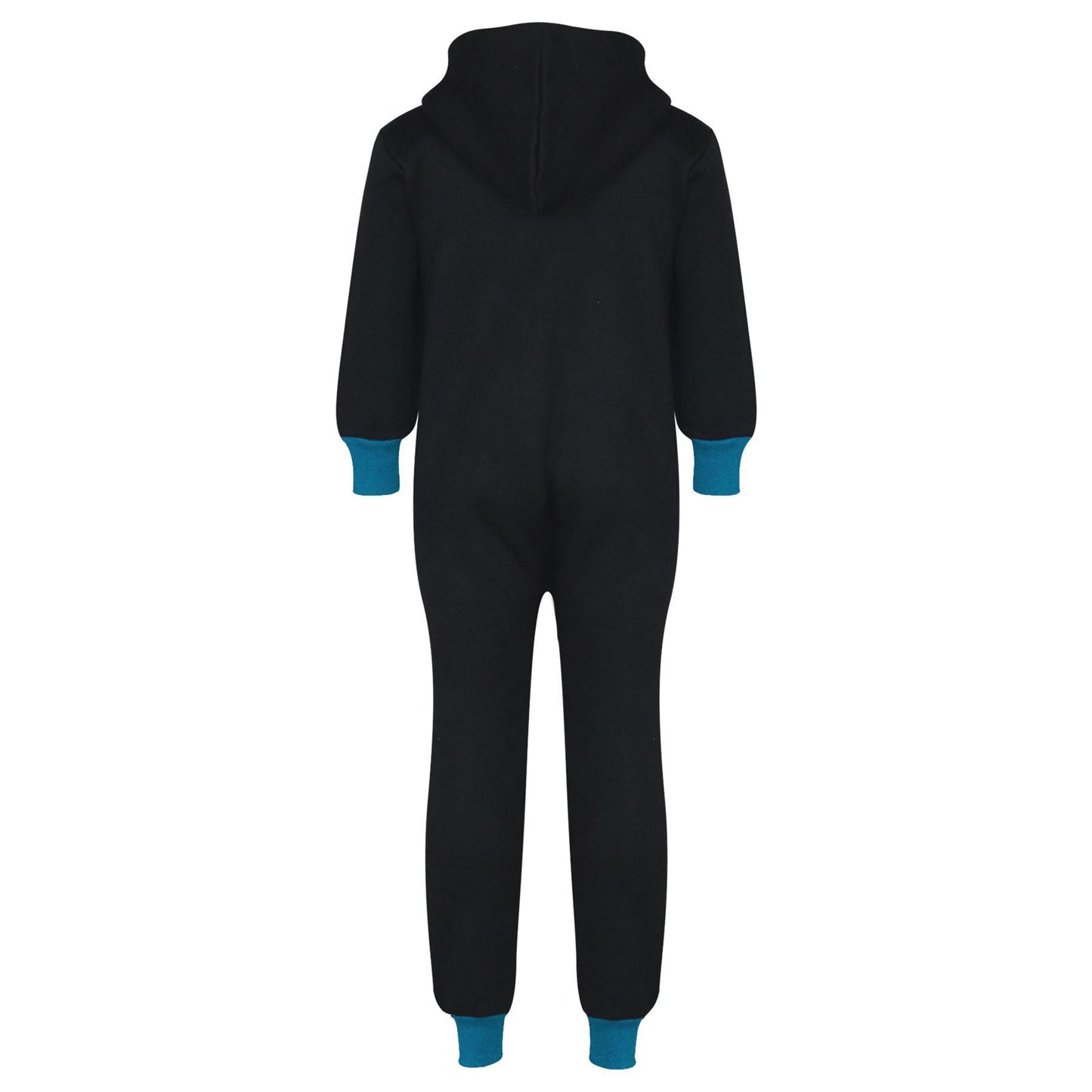 A2Z 4 Kids Girls Boys Blue Contrast Fleece Onesie All In One Jumsuit Playsuit Nightwear New Age 2 3 4 5 6 7 8 9 10 11 12._13 Years