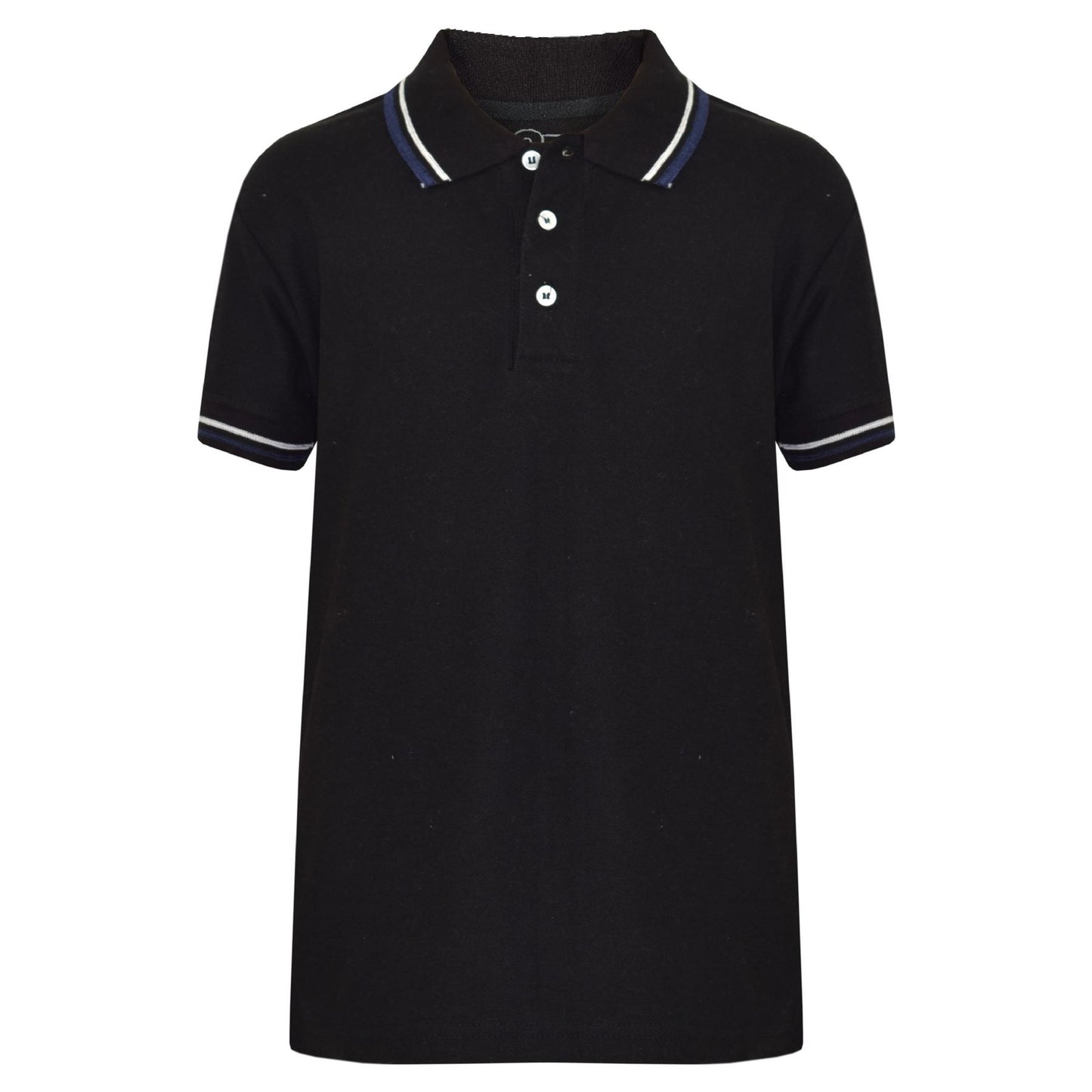 Kids Boys Girls Polo T Shirt Designer Plain Color School T-Shirts PE Top 3-13 Yr