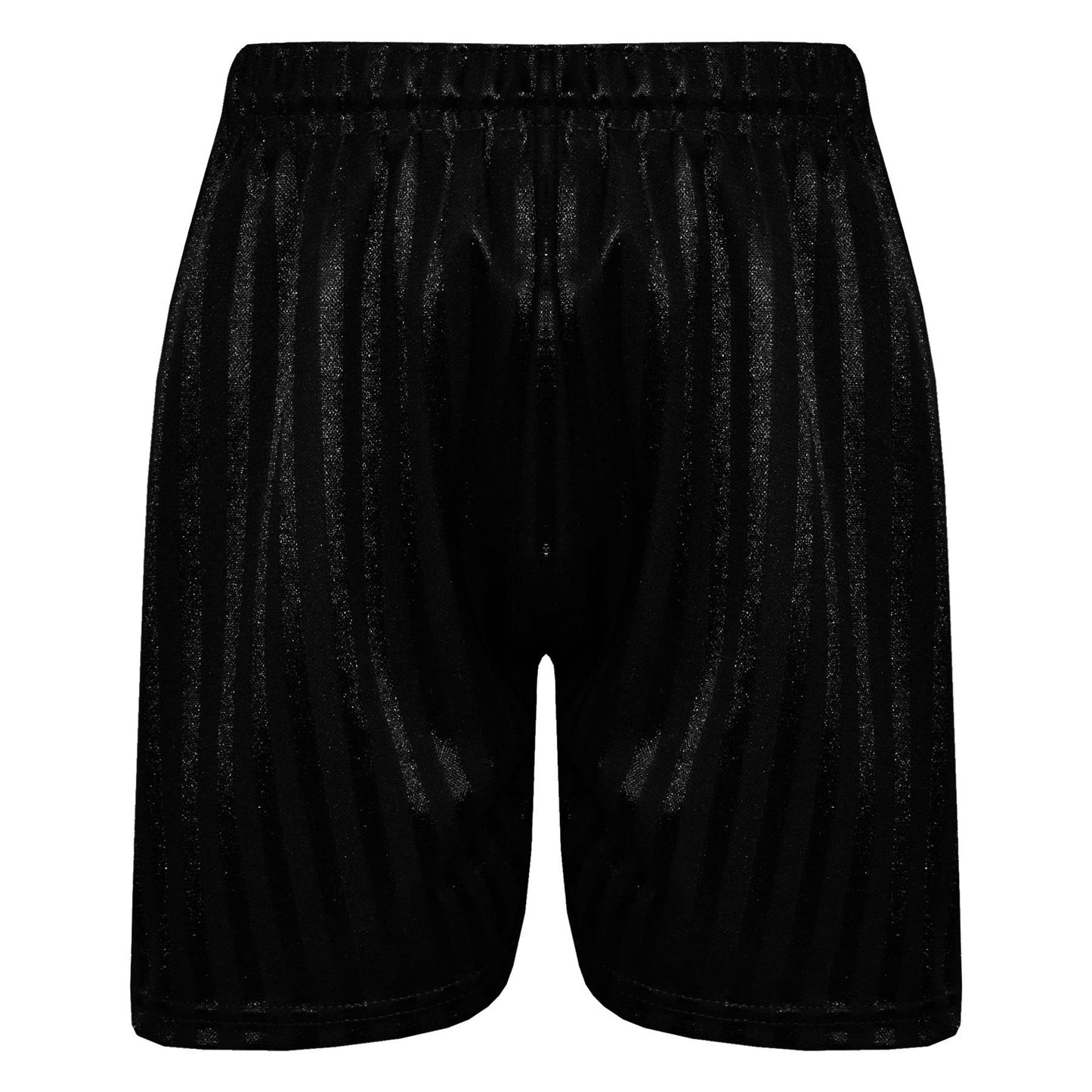 Kids Girls Boys Shadow Stripe PE Shorts Sports Football Gym School Short 2-13