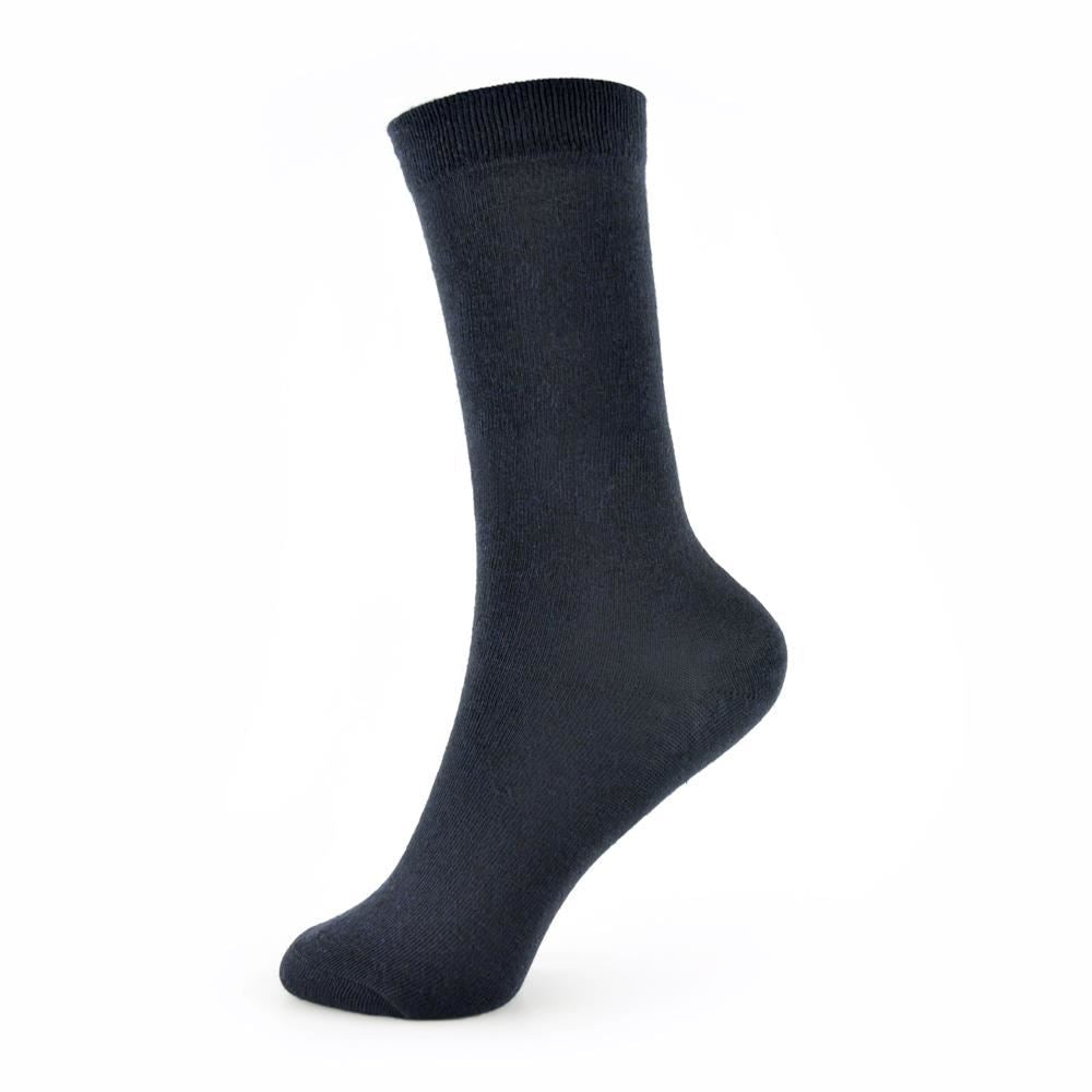 Kids Girls Plain Knee High Socks Pack of 3 Comfortable School Cotton Socks