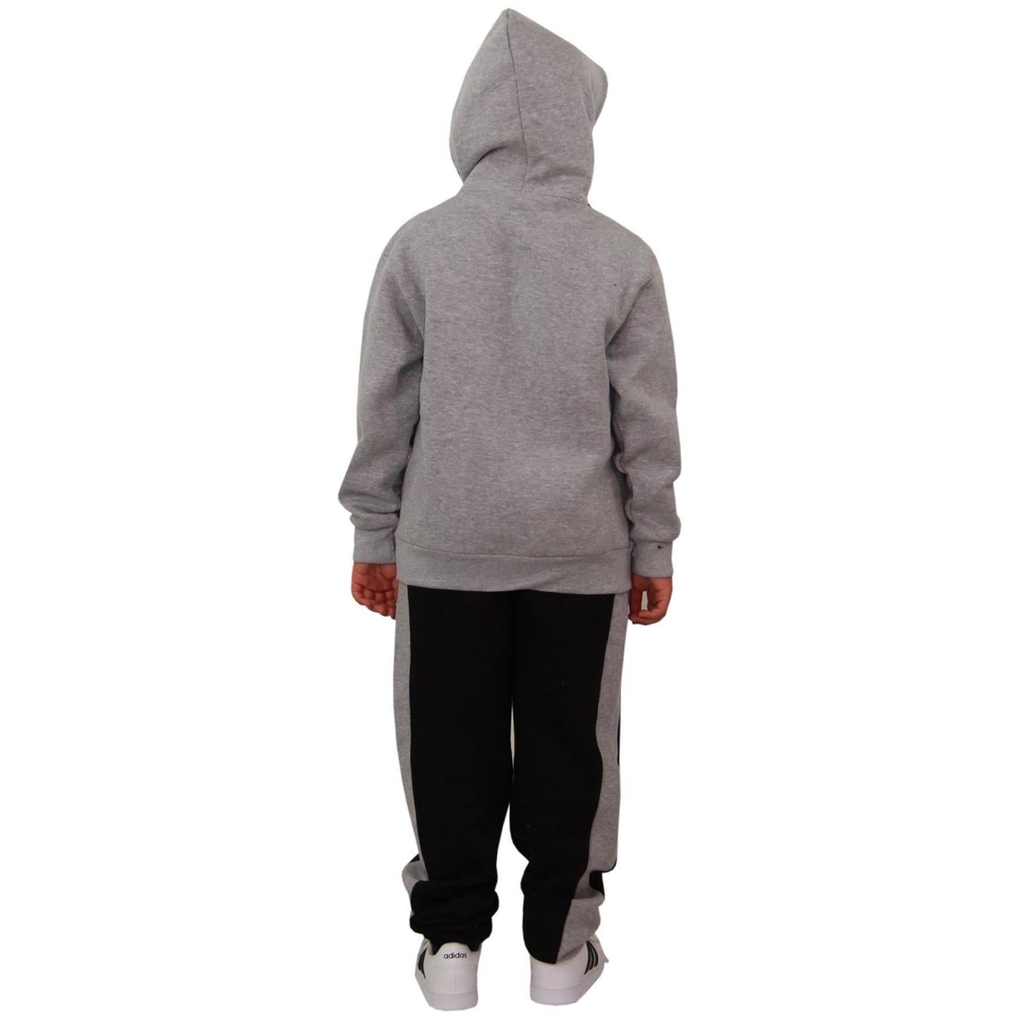 Kids Boys Girls Contrast Panel Tracksuit A2Z NY Deluxe Print Hoodie With Joggers