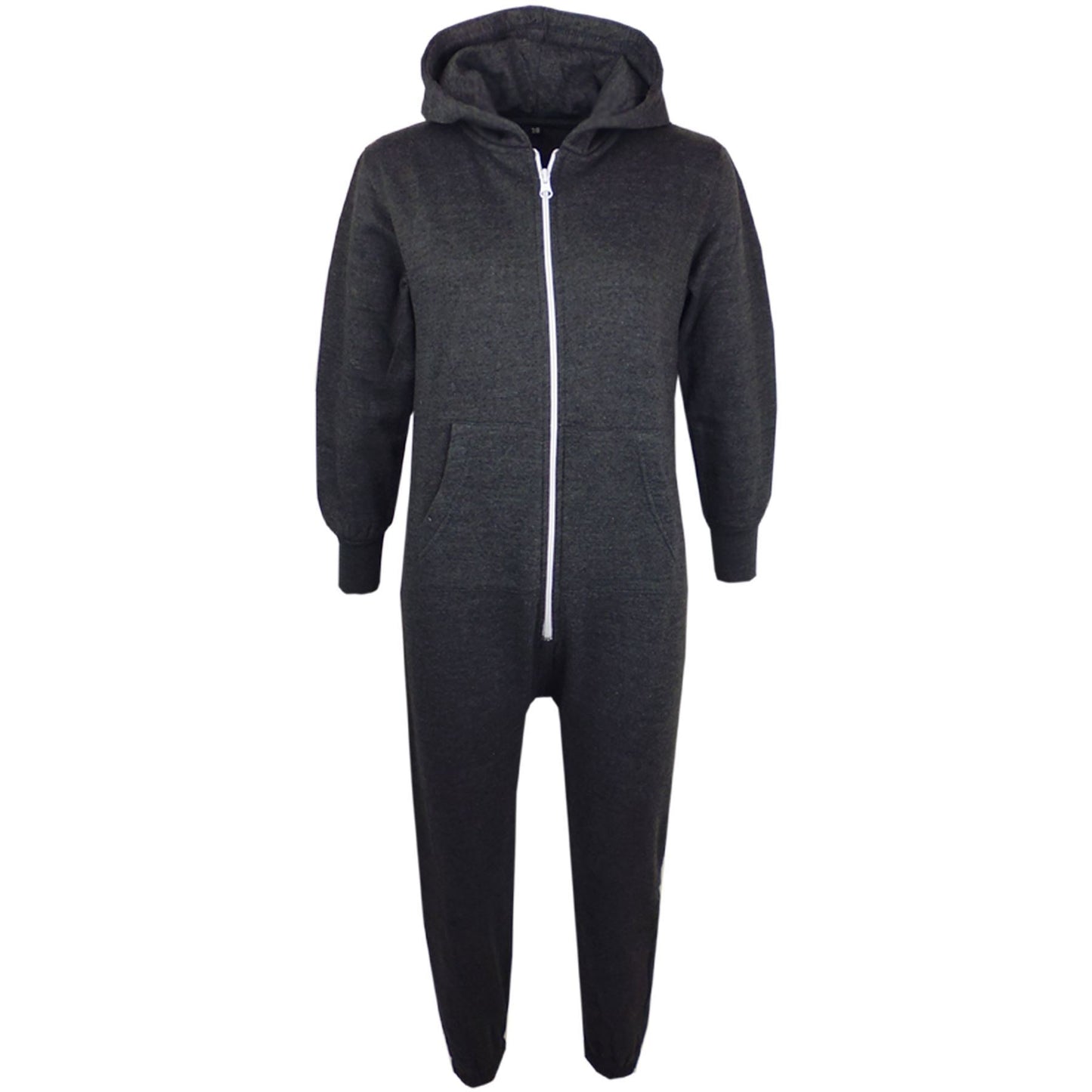 Kids Boys Girls Unisex Onesie Super Soft Fleece Hooded Zip Up Jumpsuit Loungewear Costume
