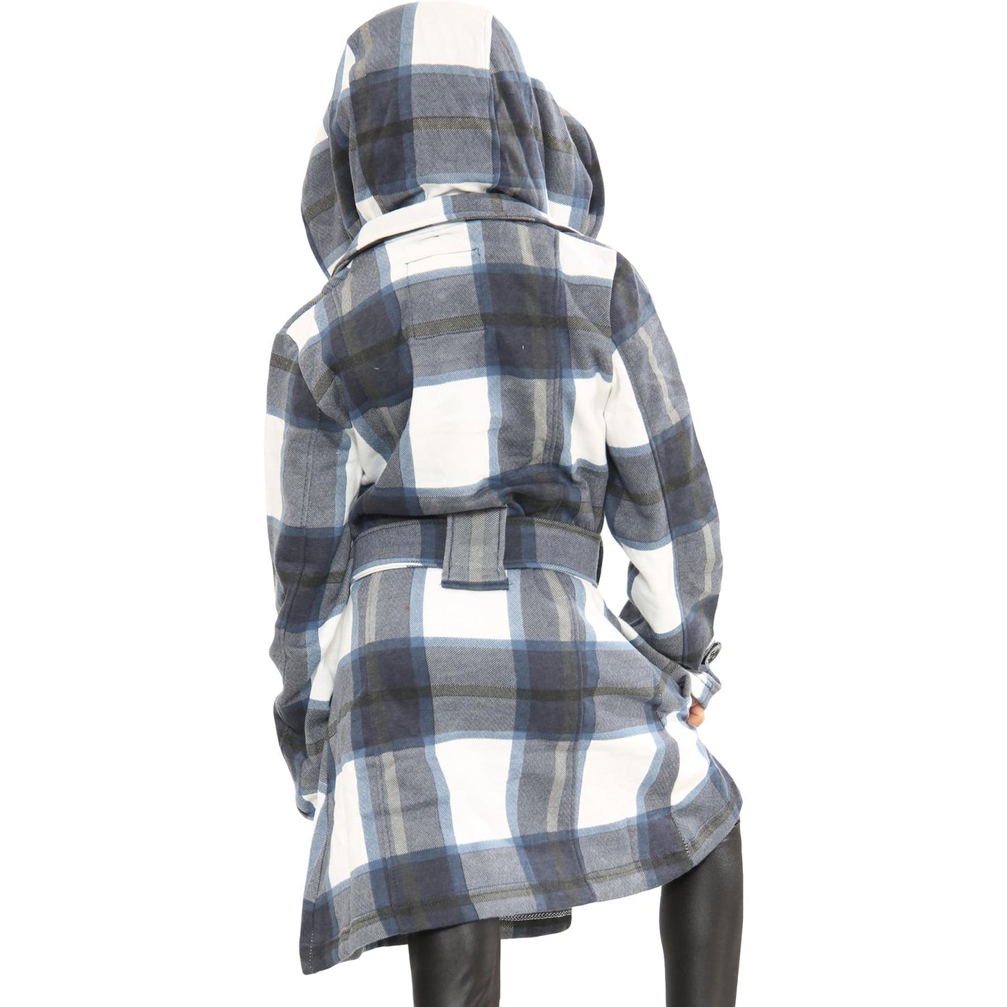 A2Z 4 Kids Parka Jacket Hooded Warm Jacket Oversized Belted Cuffs 5 -13 Years