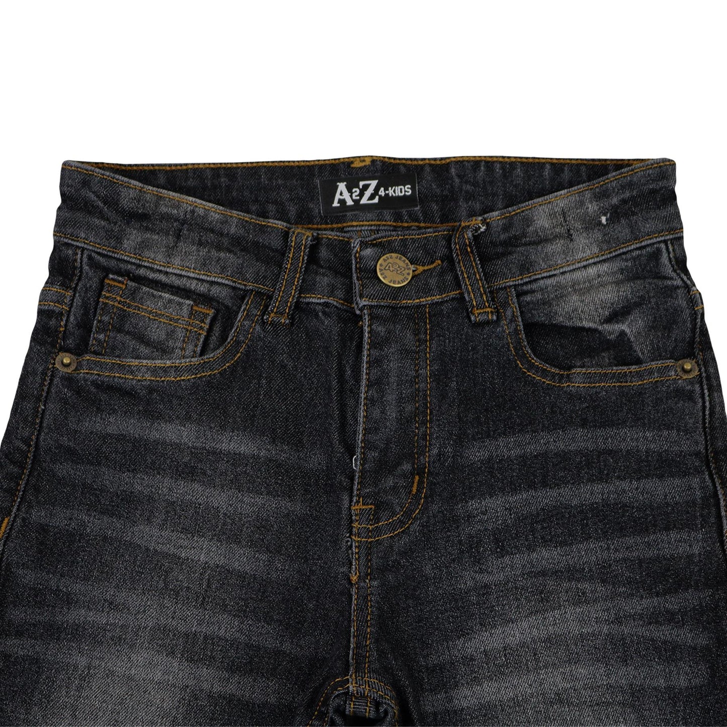 Kids Boys Stretchy Jeans Knee Ripped Denim Skinny Bikers Pants Slim Trouser 5-13