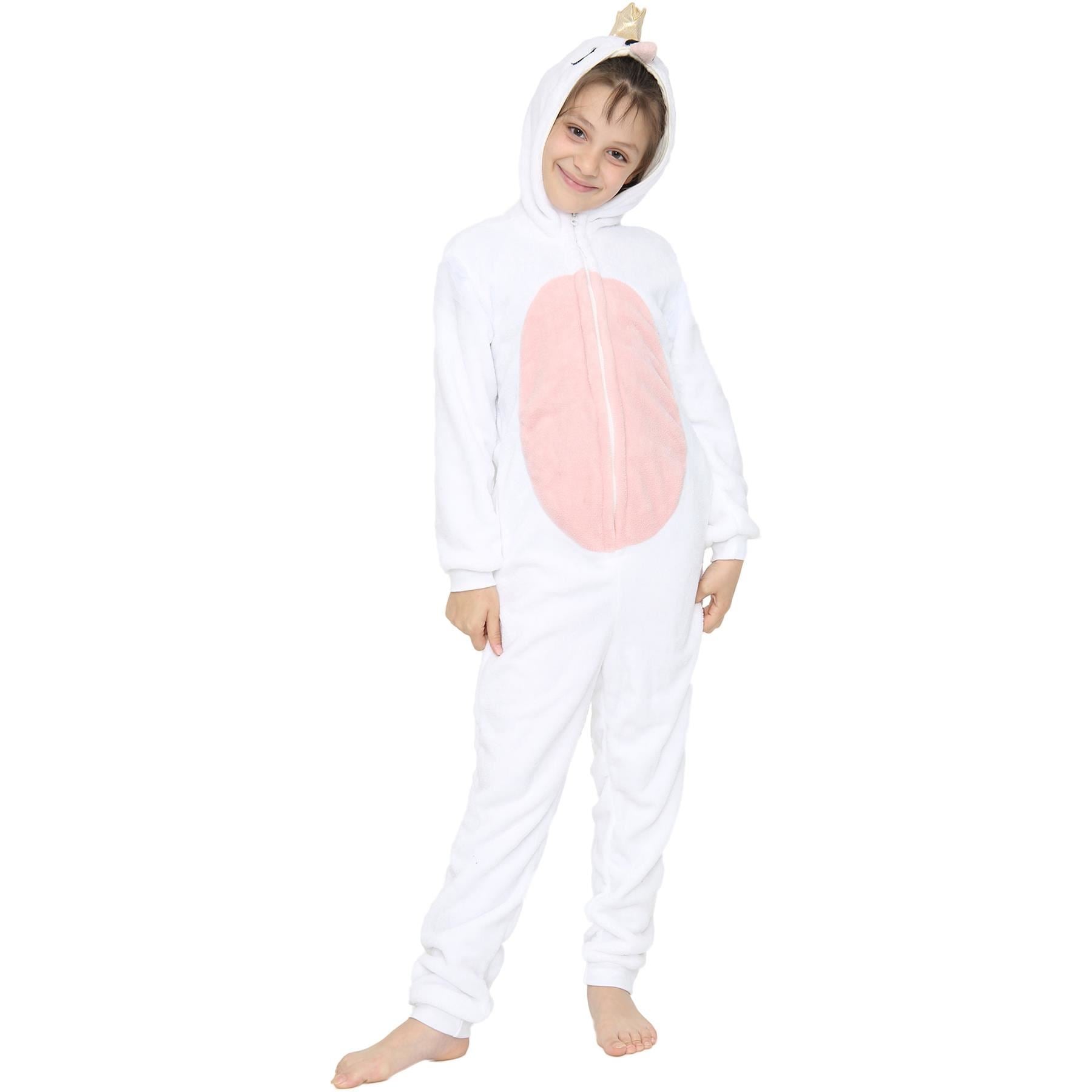 Pigiama Onesie A2Z 4 Kids &ndash; Costume Intero Bambino Natale Rudolph &ndash; Blu Navy Unisex