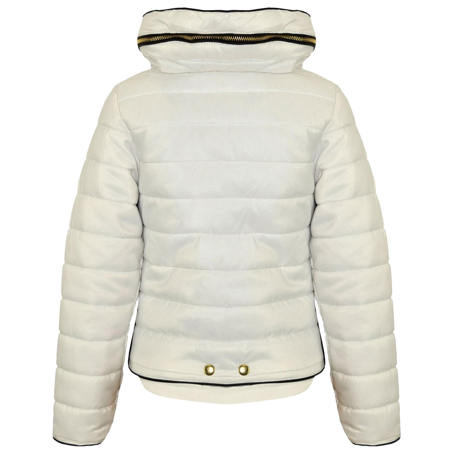 Girls Jacket Kids Padded Puffer Bubble Fur Collar Quilted Warm Thick Coats 3-13 Y