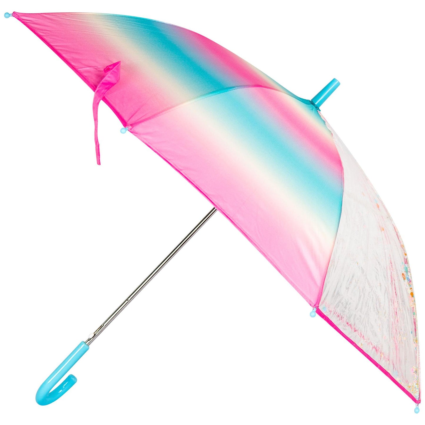 A2Z 4 Kids Stick Umbrella Rainbow Walking Umbrellas Wind Water Proof 95cm Brolly