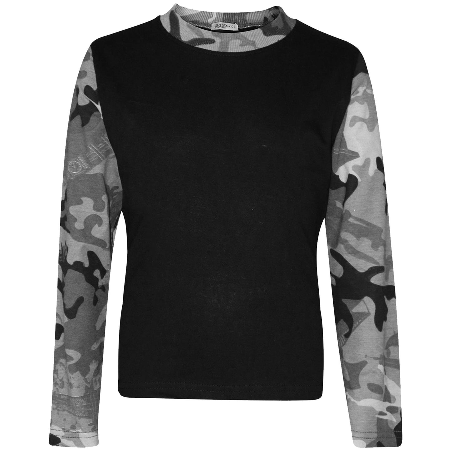 Kids Boys Long Sleeve Pyjamas Contrast T-Shirt Shorts loungewear Age 5-13 Years