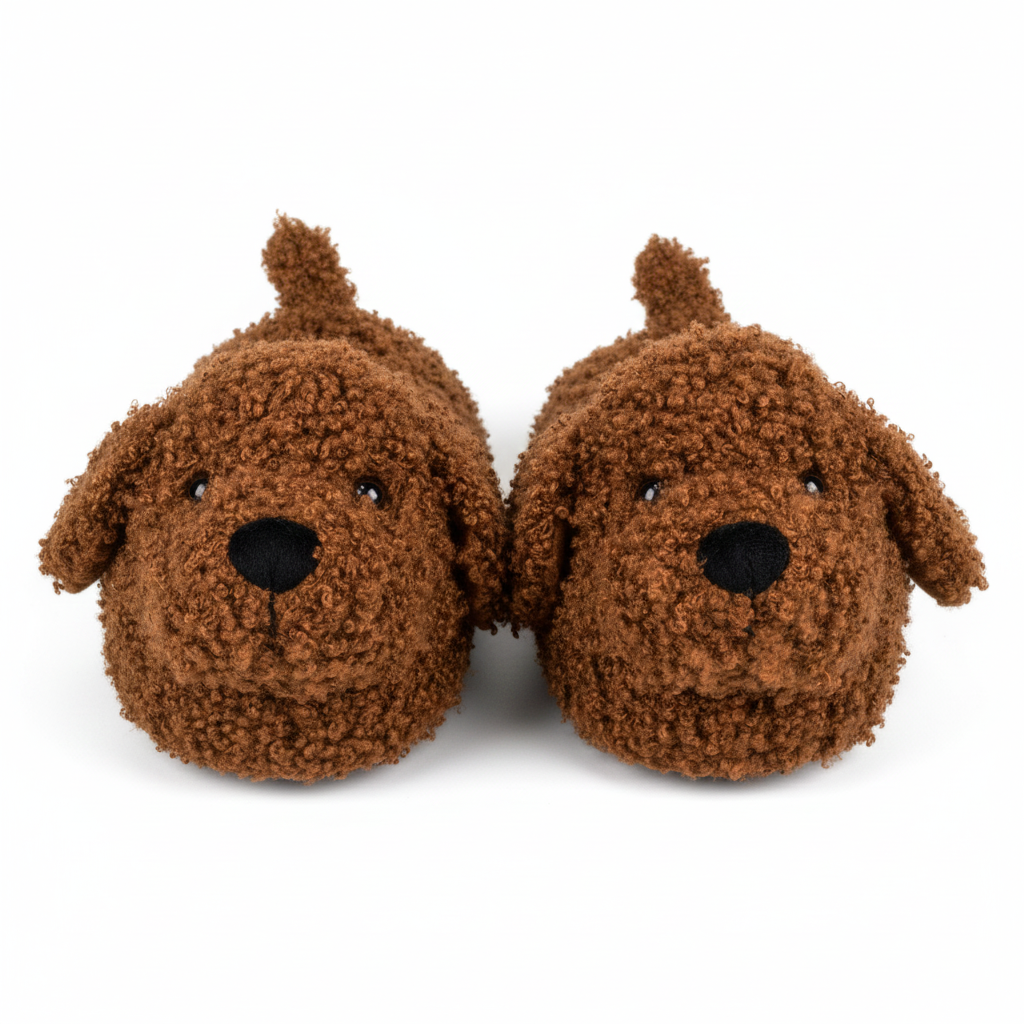 A2Z Ladies Slipper 3D Animal Cockapoo Novelty Warm Winter Soft Comfy House Shoes