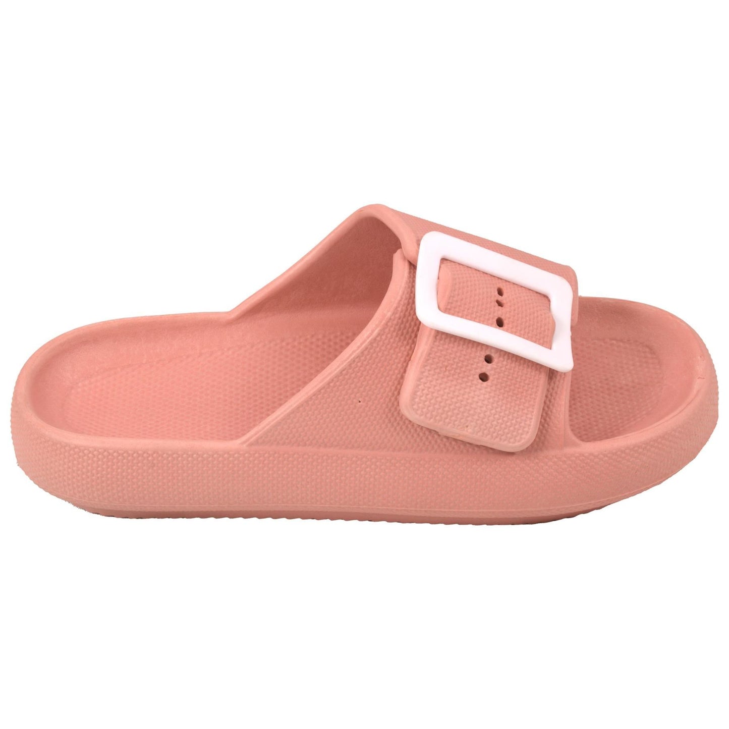 A2Z Girls Teens Open Toe Knitted Effect Lightweight Flat Ladies Walking Sliders