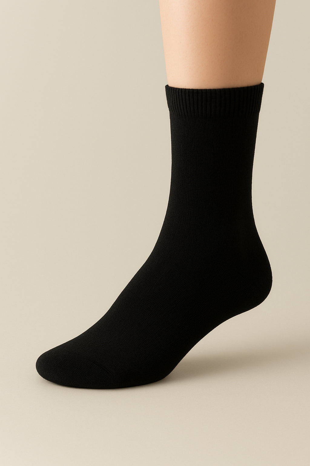 Plain Mens Cotton Socks 6 Pack Luxurious Soft Comfortable Casual Socks For Men