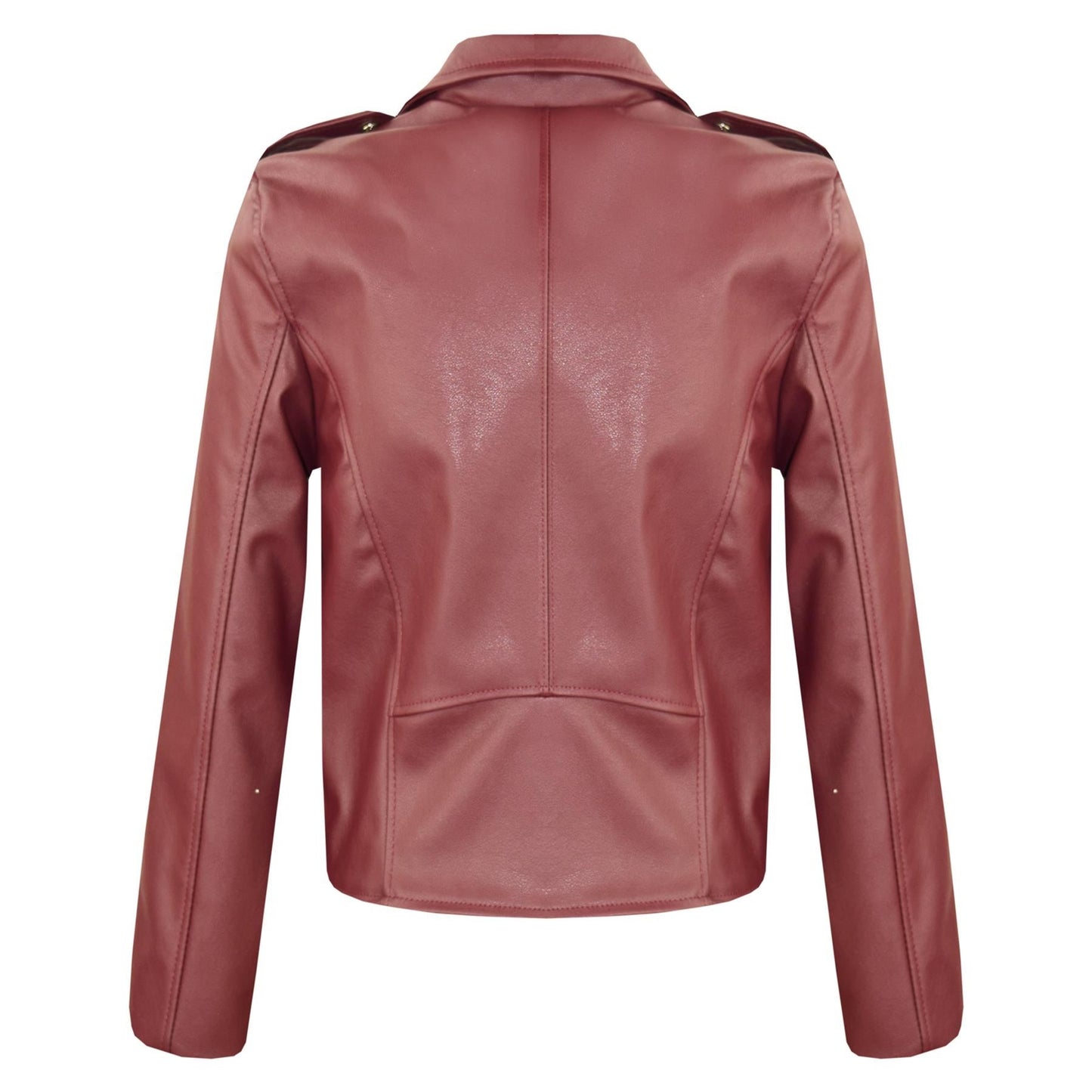 PU Leather Jacket Waterproof Girls Age 5-13 Years