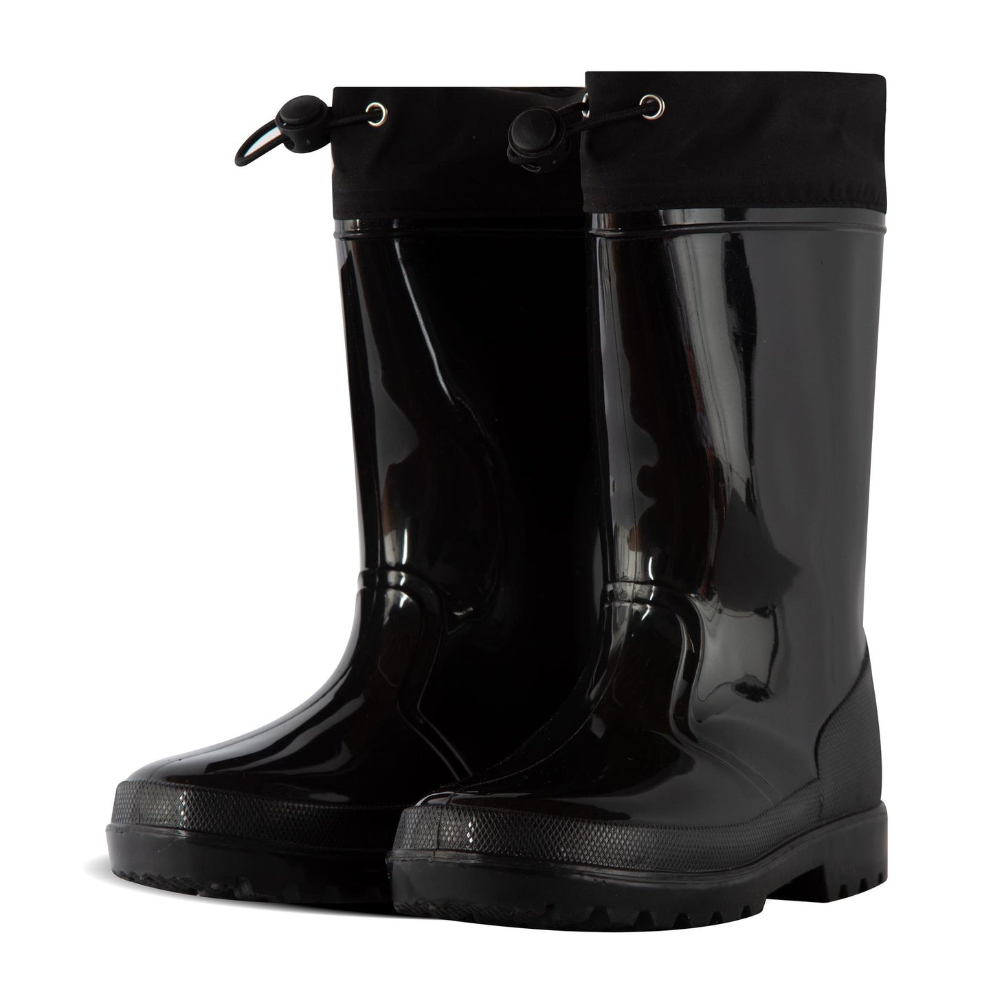 Kids Girls Boys Wellies Wellington Twin Tread Rainboot Non Slip Waterproof Shoes
