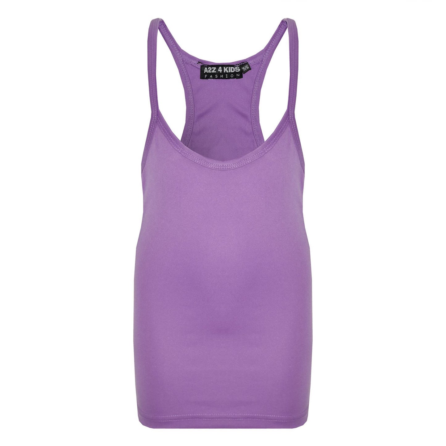 Kids Girls Childrens Vest Top Tank Top Fitted Age 5-6, 7-8, 9-10, 11-12,13 Years