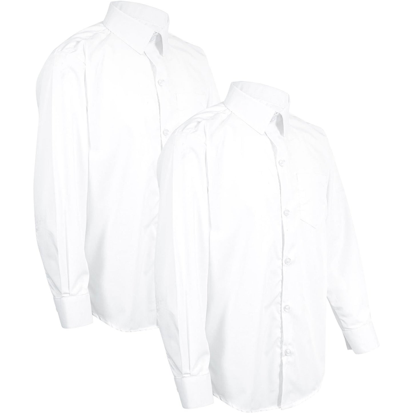 Kids Boys T Shirts Plain School Uniform Shirt Long Sleeves Soft Tank Top & Tees