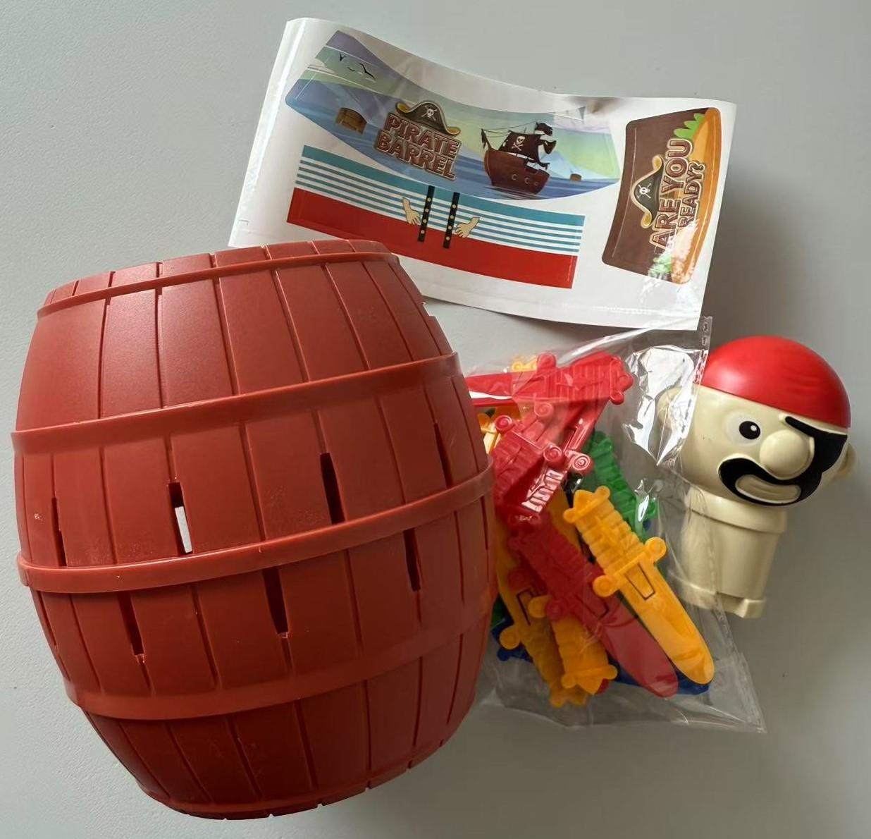 A2Z 4 Kids Pirate Barrel Pop-Up Classic Sword Surprise Game Toy for Kids Age 3+