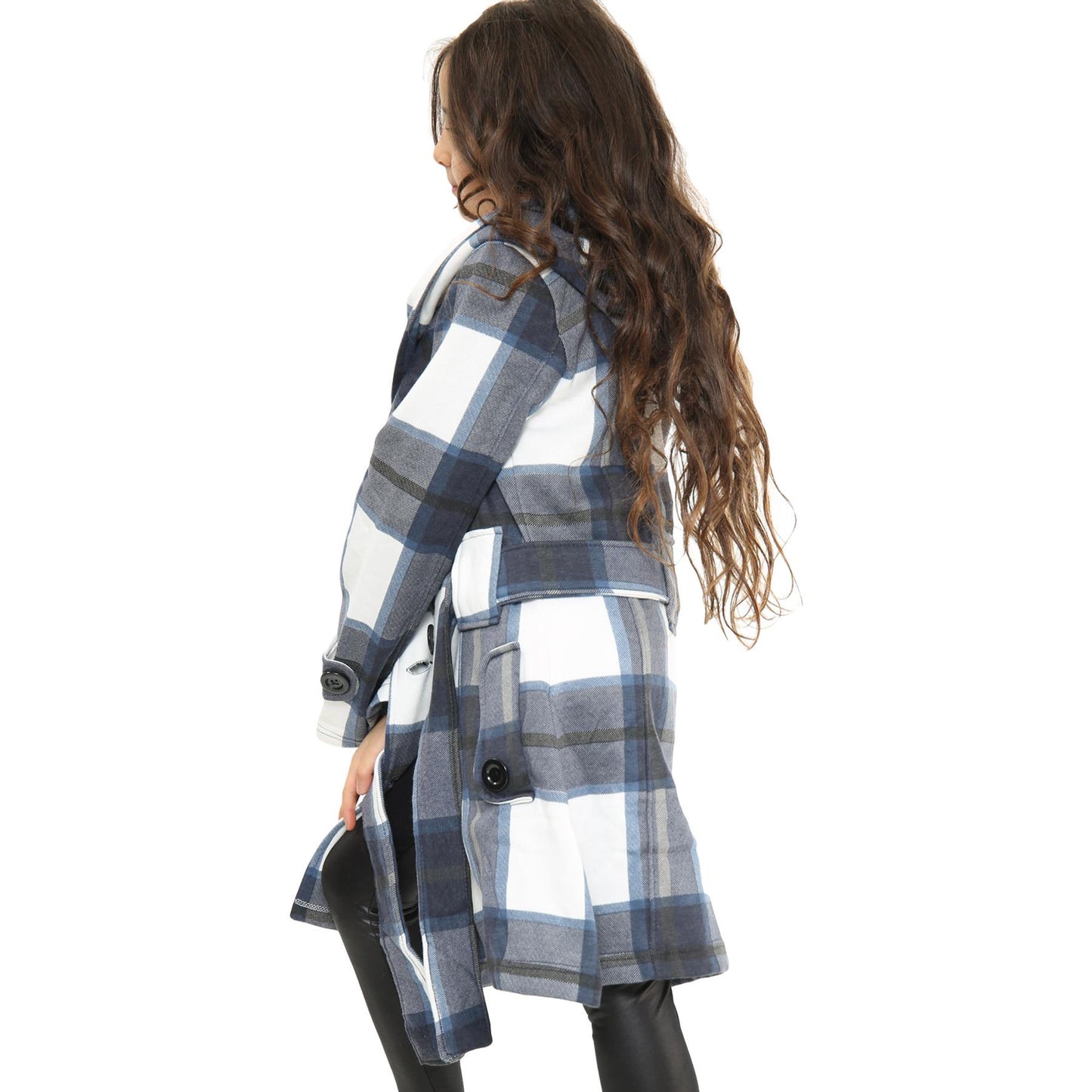 A2Z 4 Kids Parka Jacket Hooded Warm Jacket Oversized Belted Cuffs 5 -13 Years