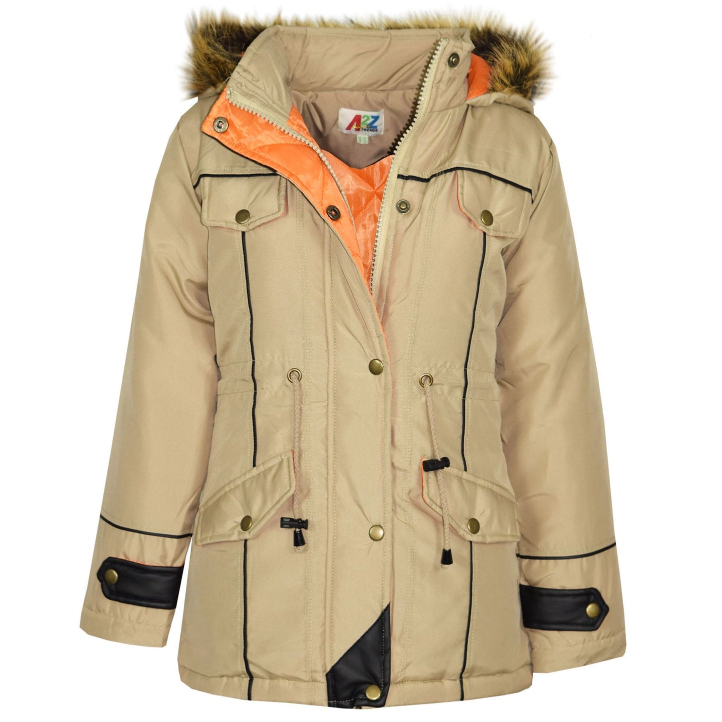 Kids Coat Girls  Parka Jacket Long Hooded Coat Summer Coats New Age 3-13 Years