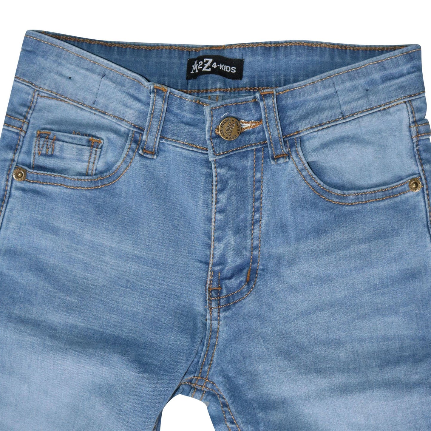 Kids Faded Denim Jeans Comfort Stretch Trousers Pants Boys Age 5-13 Years
