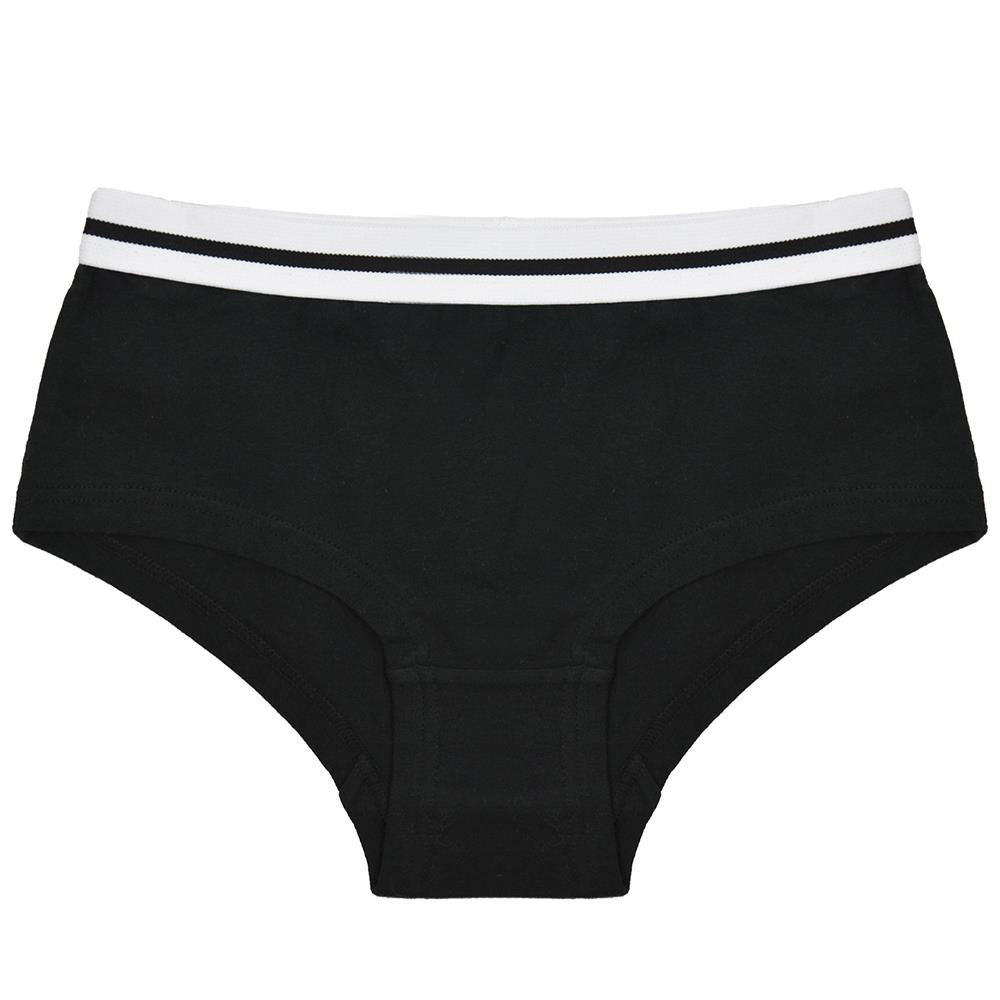 A2Z 4 Kids Girls Plain Hipster Shorts Pack Of 2 Cotton Mix Seamless Panties 6-13